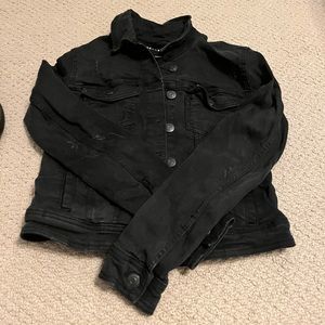 Black jean jacket